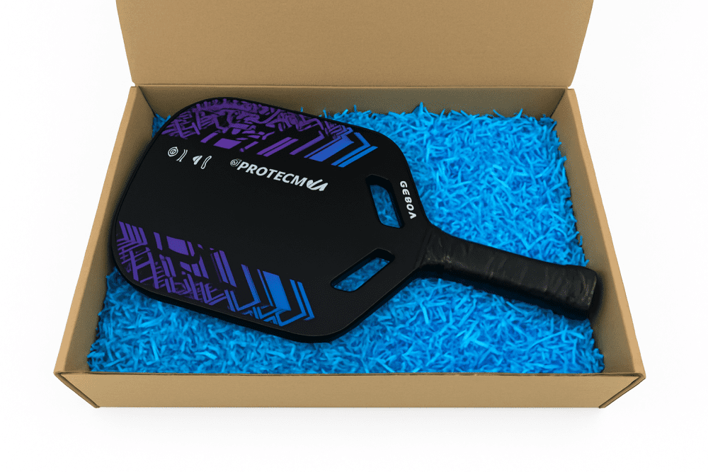 Custom Made Box Packaging & Individual Name Printing for Pickle Ball Paddle