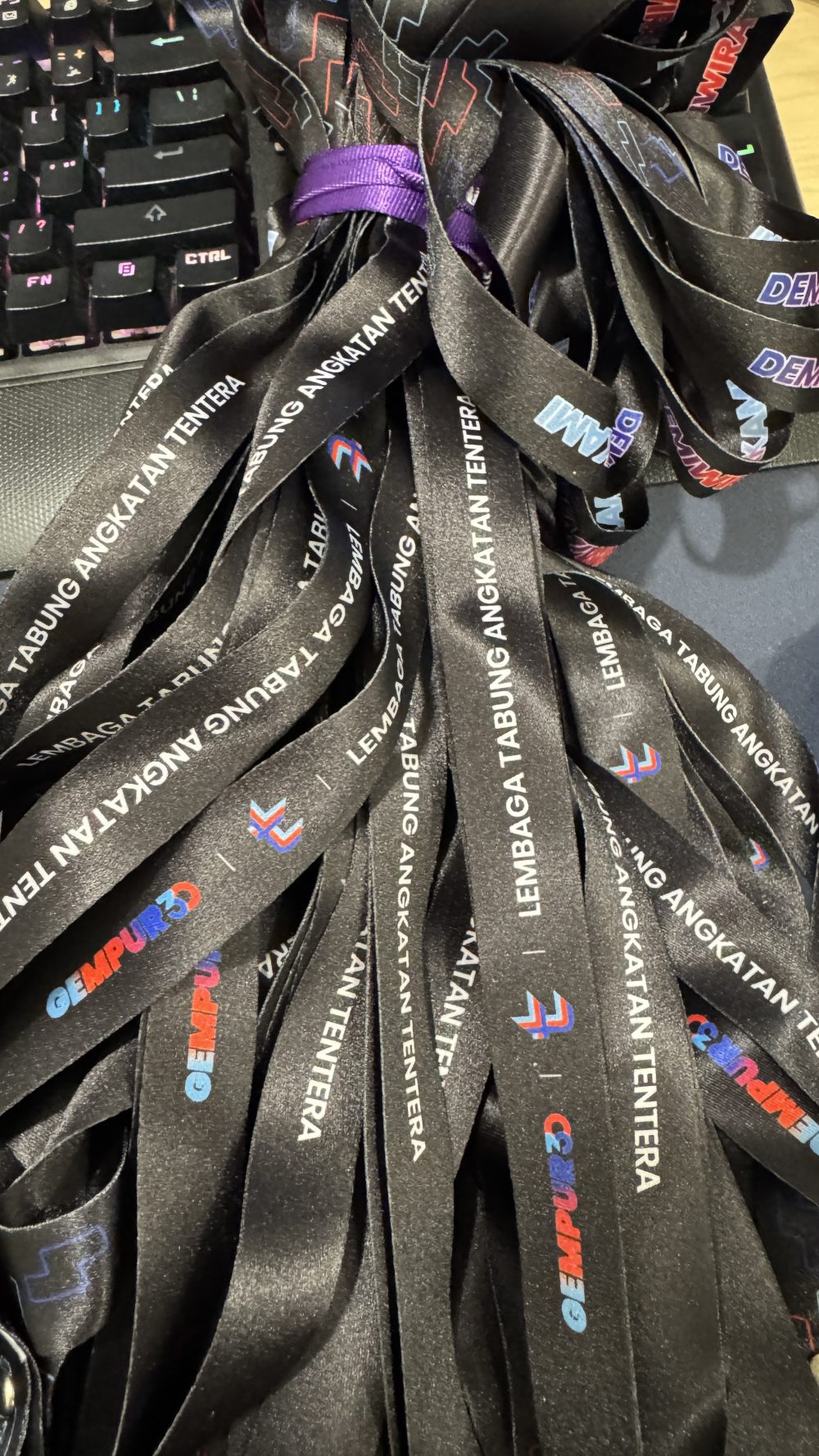 20mm Lanyard with Heat Transfer
