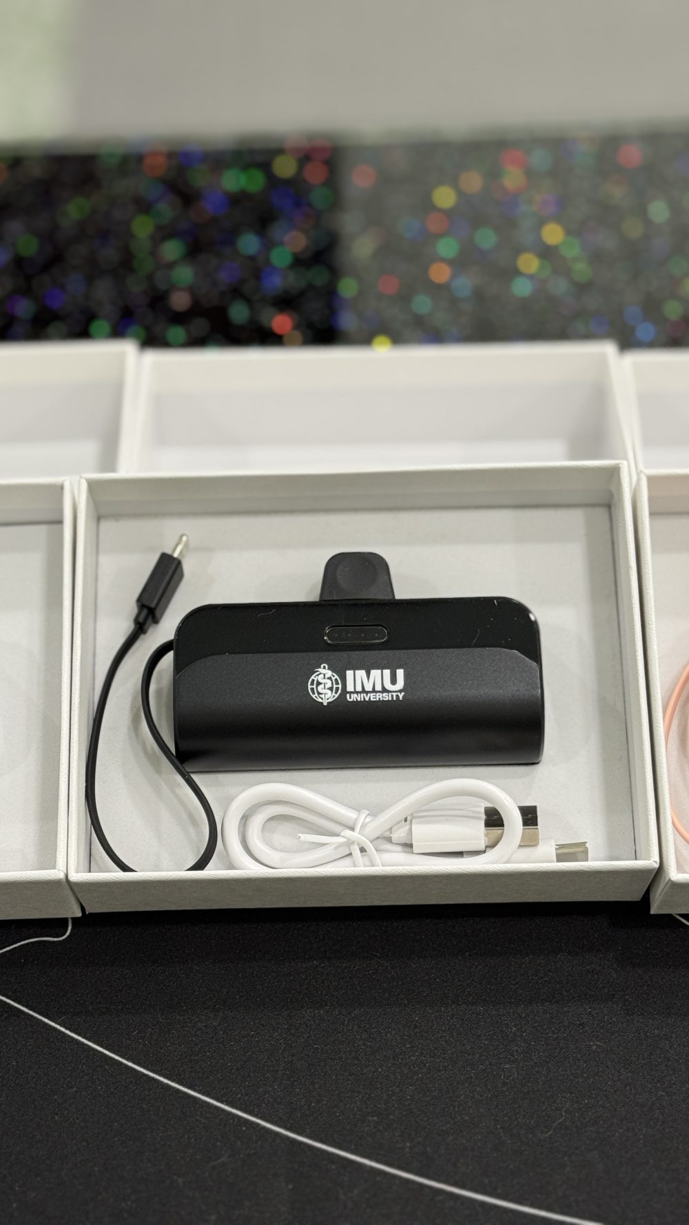 3,000mAh Mini Powerbank with Cable