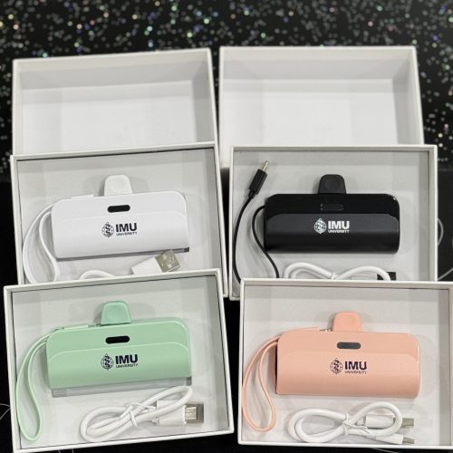 3,000mAh Mini Powerbank with Cable
