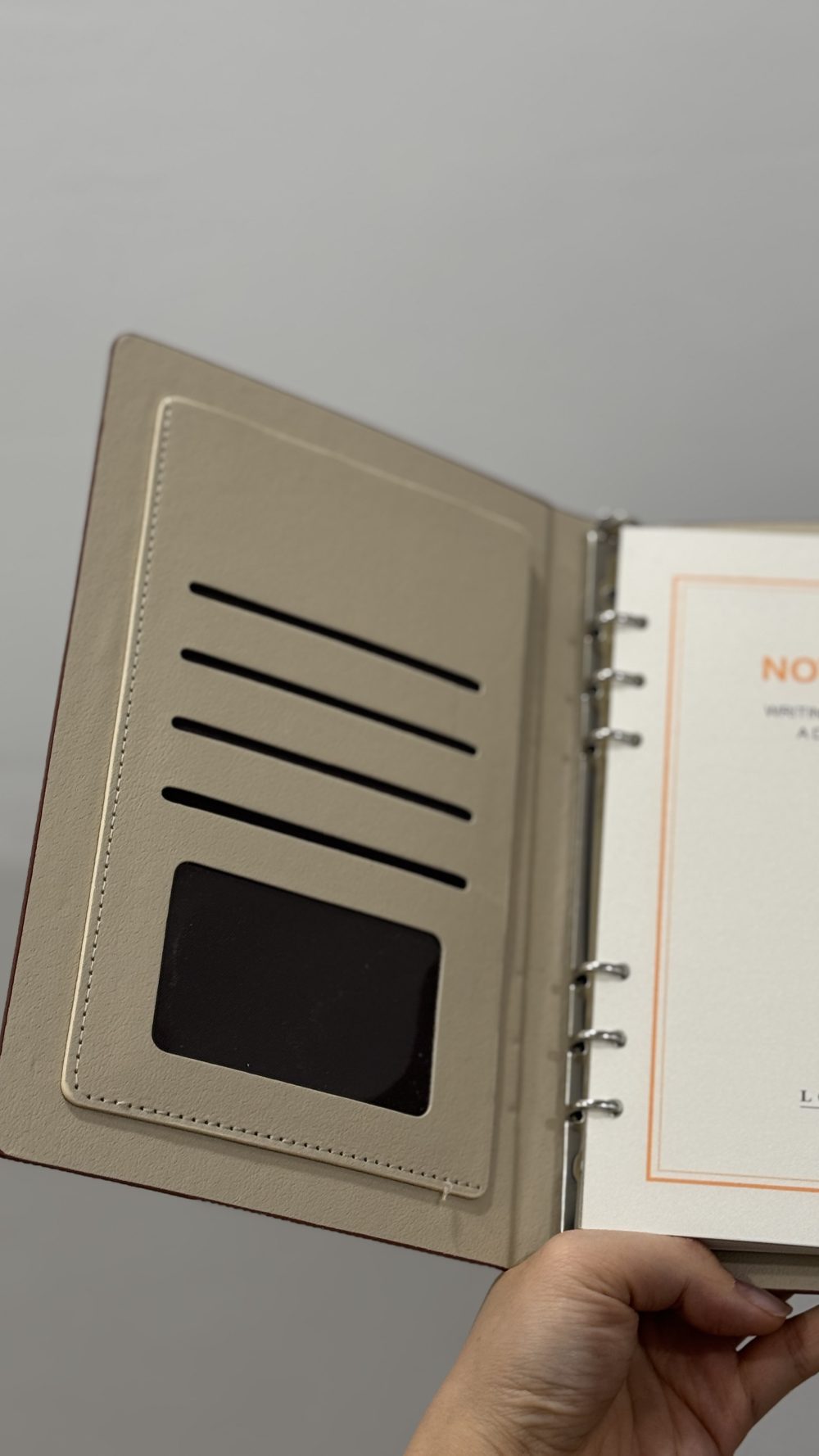 Thermal PU Leather Planner