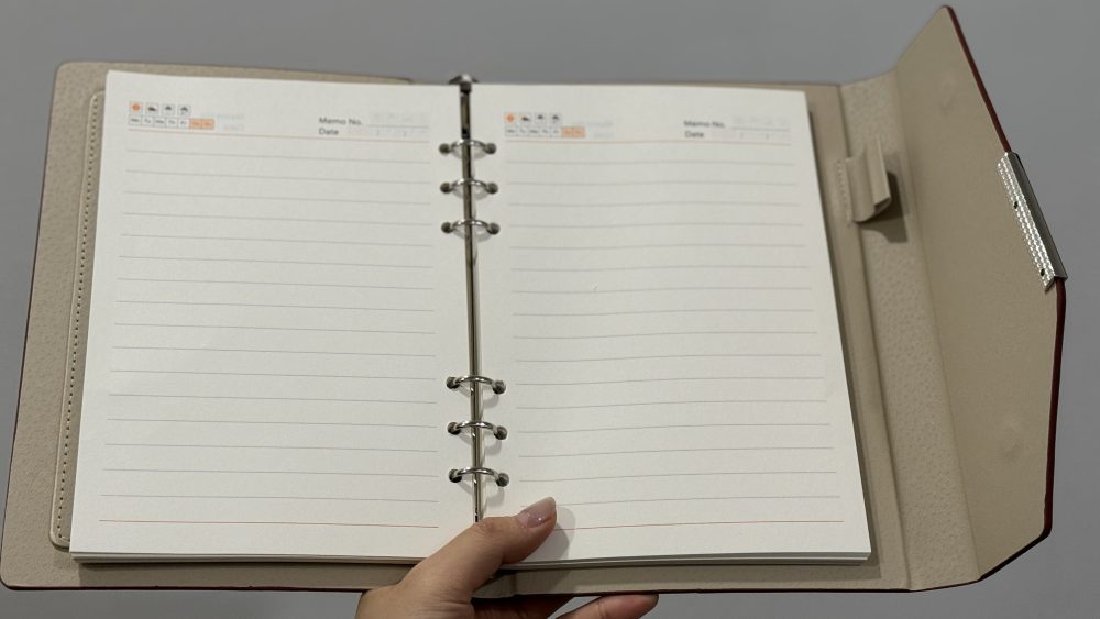 Thermal PU Leather Planner