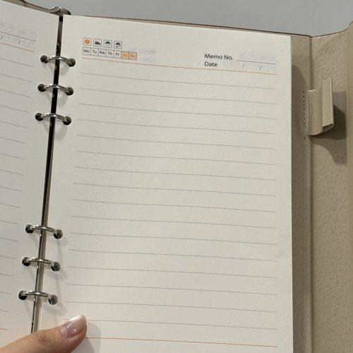 Thermal PU Leather Planner
