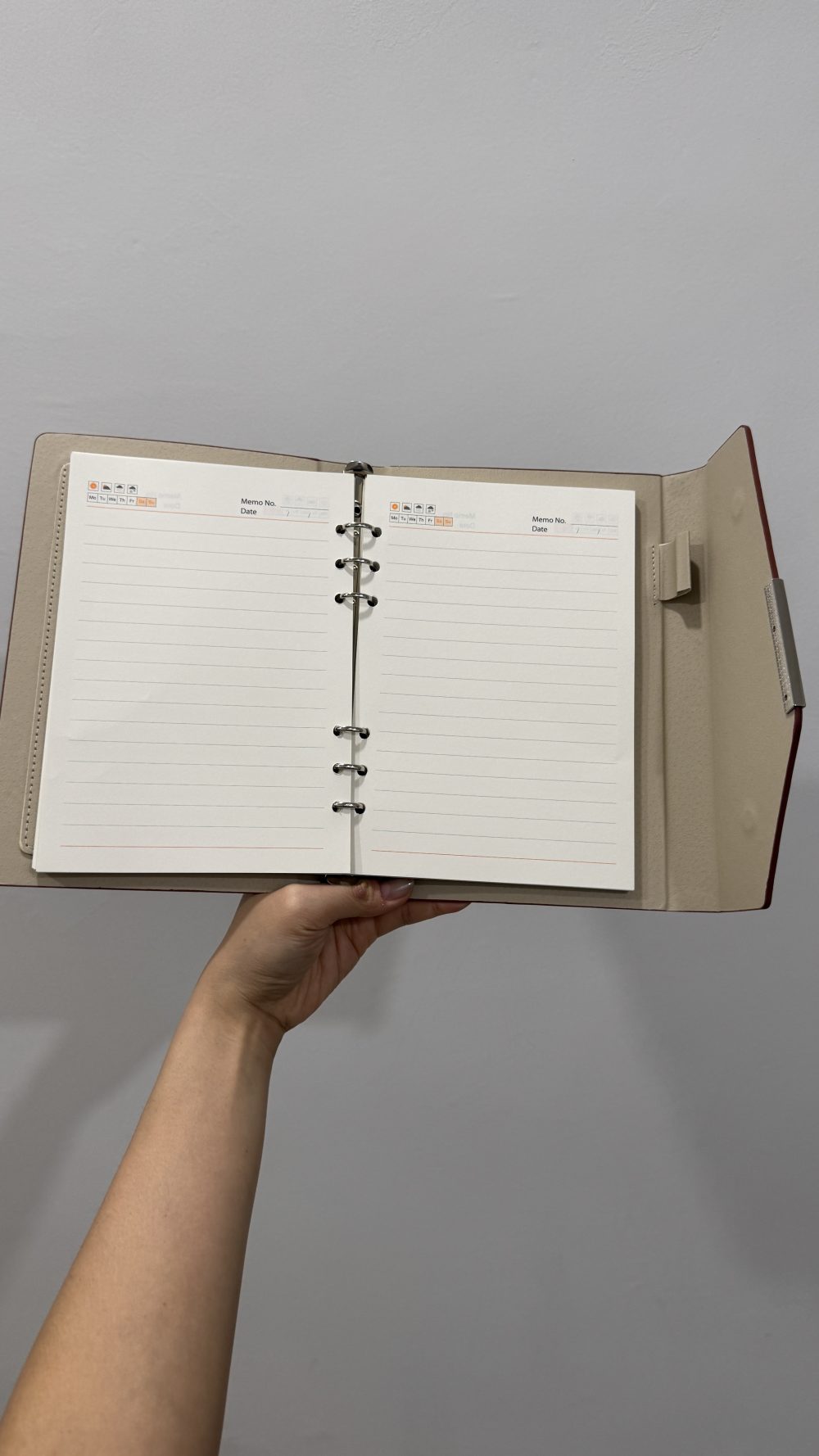 Thermal PU Leather Planner