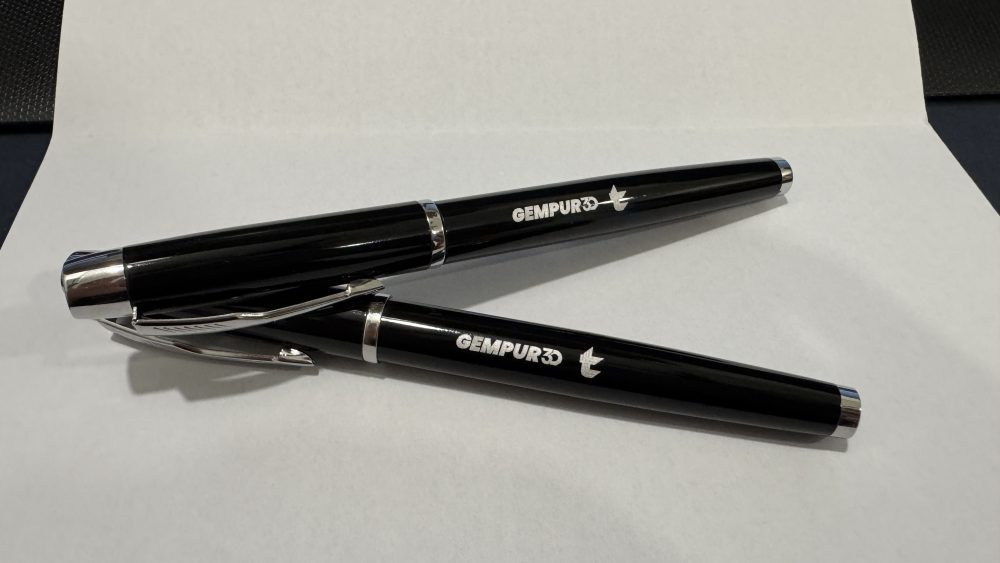 Metal Gel Pen with Laser Engrave