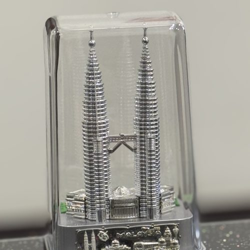 Malaysia KLCC Petronas Twin Tower Metal Souvenir Gift