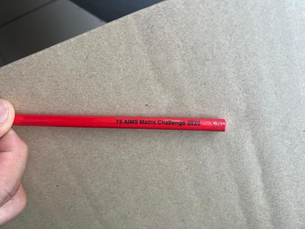 Pencil with printing