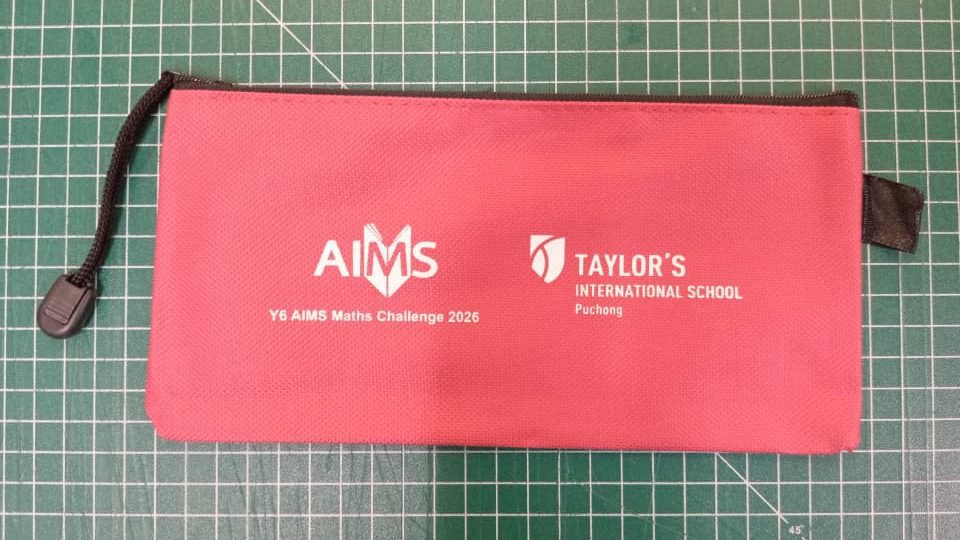 Pencil Pouch with Silkscreen Printing
